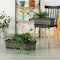 Gardenised Outdoor and Indoor Rectangle Trough Plastic Planter Box, Vegetables or Flower Planting Pot QI004121.S - alternate 5